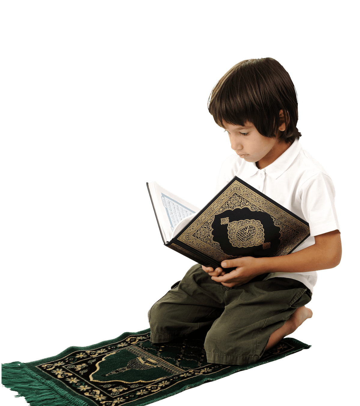 Boy Reading Quran